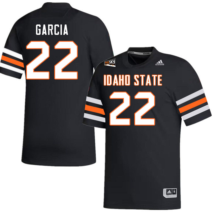 Men #22 Aidan Garcia Idaho State Bengals 2023 College Football Jerseys Stitched-Black